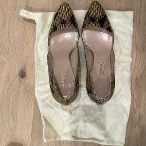 Loeffler Randall snakeskin size 7 pumps